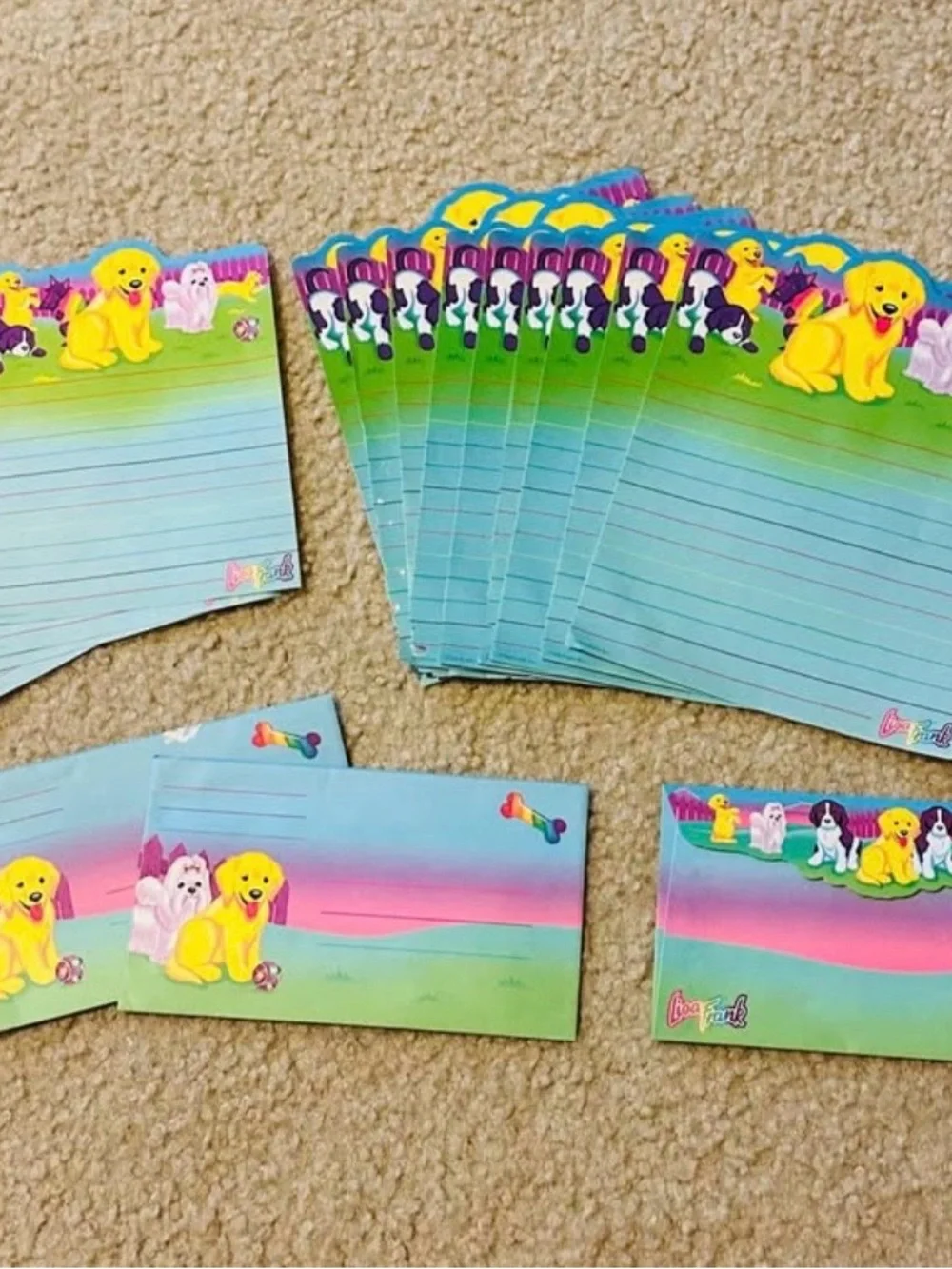 Lisa Frank Vintage Stationery Sets